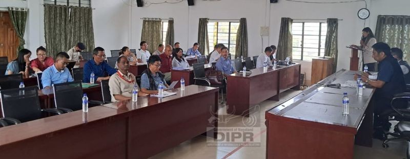 DISHA meeting held at DC's Conference Hall Kiphire on April 28. (DIPR Photo)